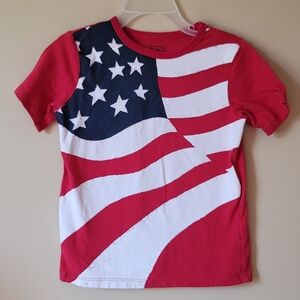 The Children's Place Red and White Short Sleeve Tee